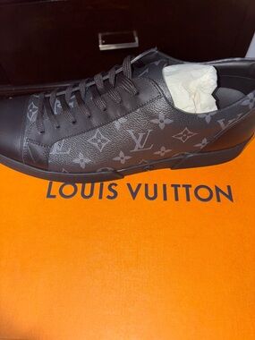 Louis Vuitton Black Monogram Men’s Low-Top Sneaker